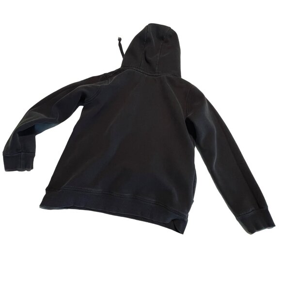 Juicy Couture Women's Hoodie "It's Me Juicy!" Graphic Size M Black WORN BLEACHED - Picture 7 of 8